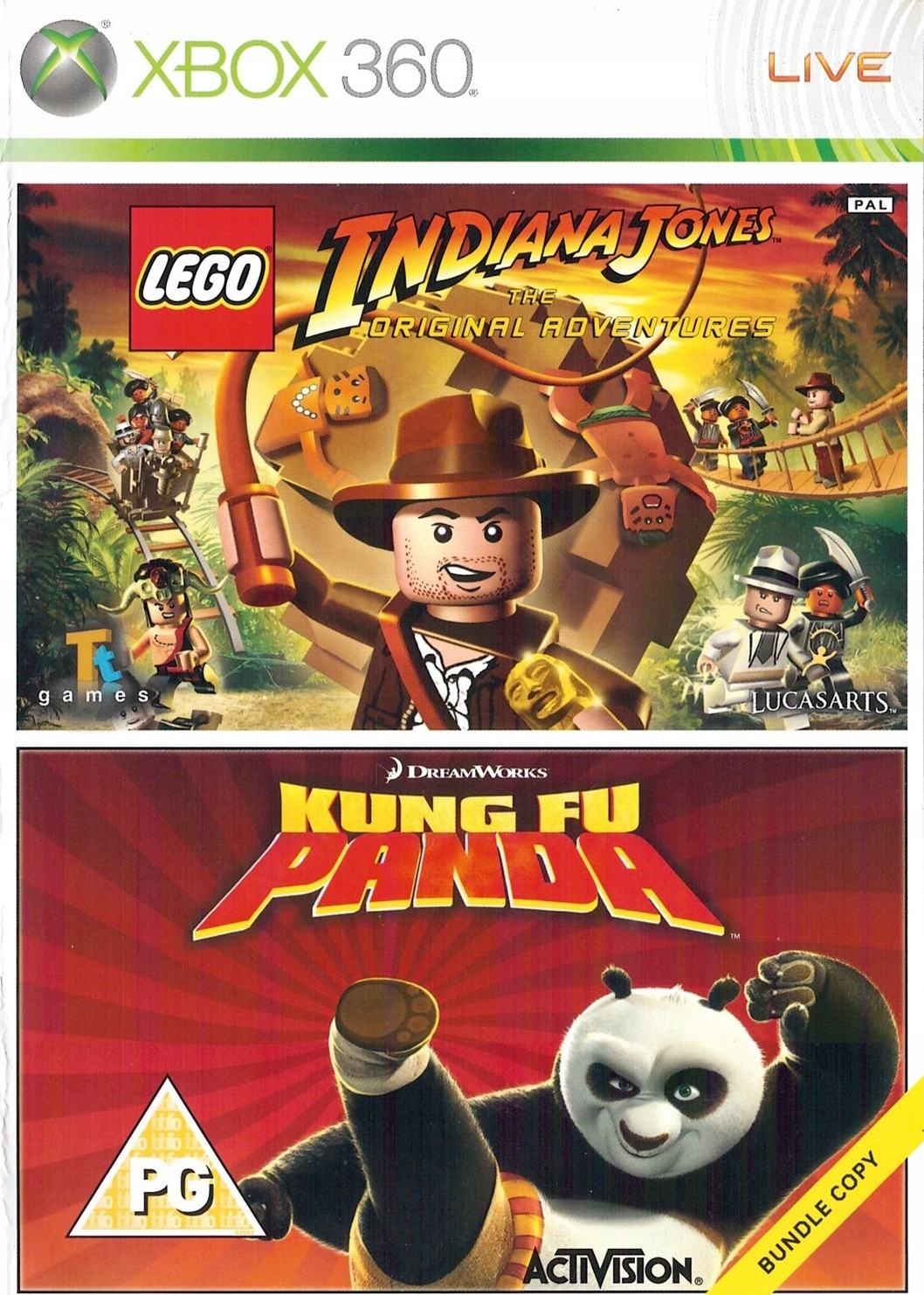 LEGO INDIANA JONES AND KUNG FU PANDA - wymiana 20zł - X0583